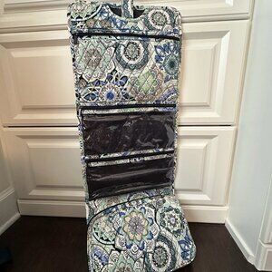 VERA BRADLEY Hanging Organizer Sketched Medallion Travel Makeup Toiletry Bag New